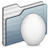 Egg Folder Graphite Icon 48x48 png